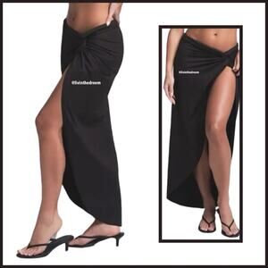 SOLUNA SWIM TWIST SIDE MAXI SWIM SARONG DRESS SZ M/L $68